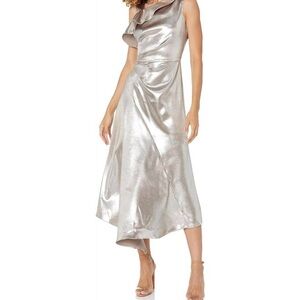 NWT Shoshanna Berkley Metallic Gold Dress